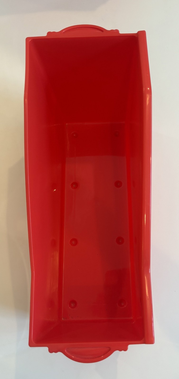 Interlocking Plastic Book Bins – red, orange, yellow, green, blue, purple