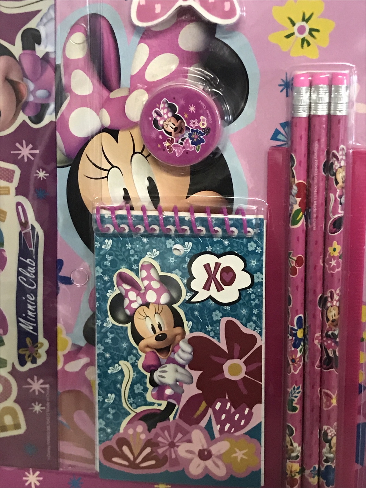 Disney Jr. Minnie, Stationary Set School Supplies For Girls, 11 Piece Set