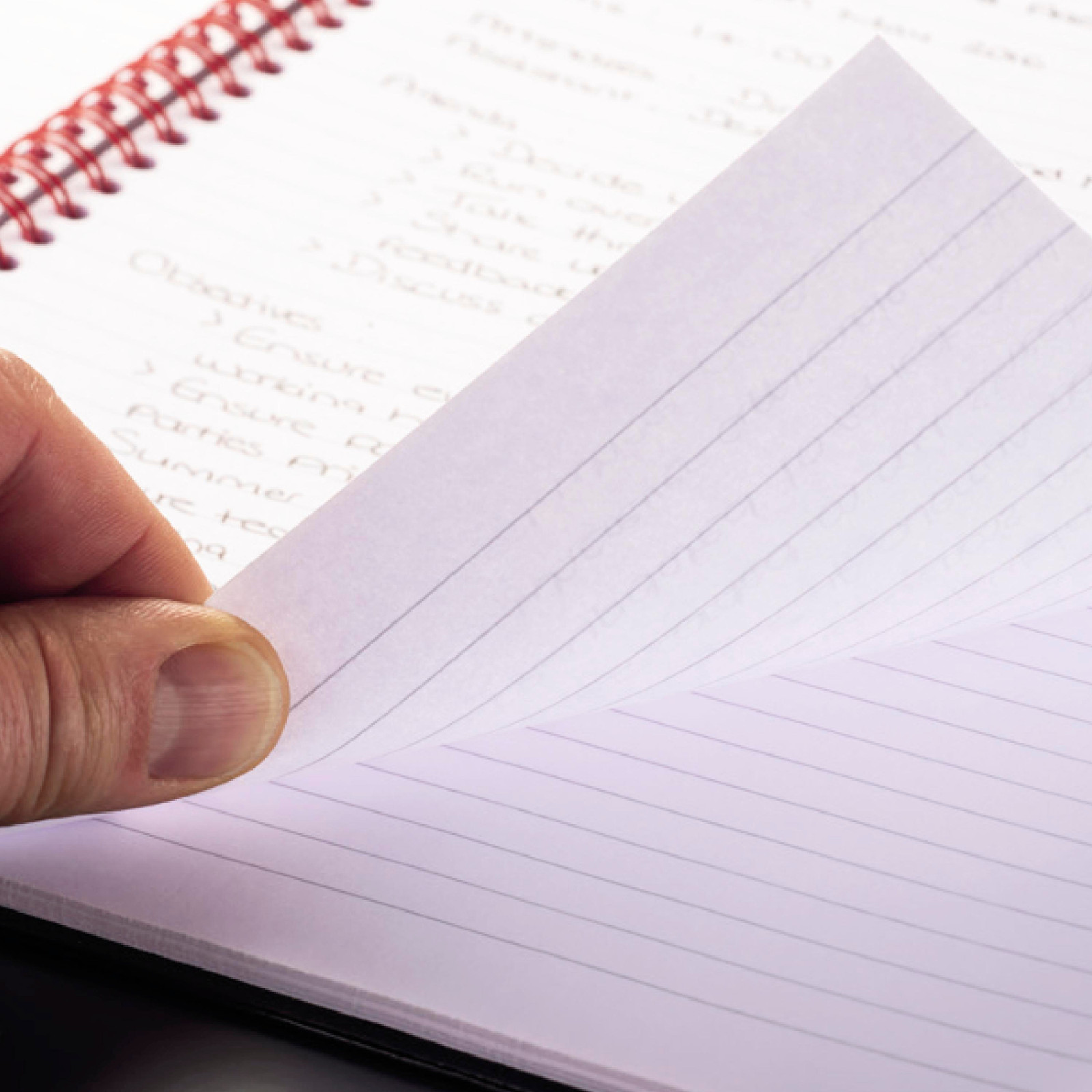 At-A-Glance Black n‘ Red Hardcover Business Notebook: 5-7/8 in. x 8-1/4 in. Blac