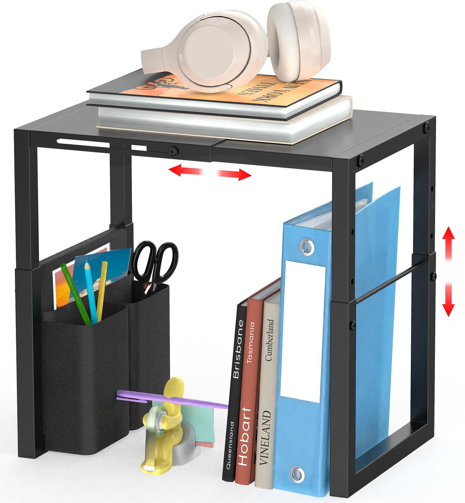 Locker Organizer Shelf, Metal Adjustable Width and Height, Ideal Locker for S…