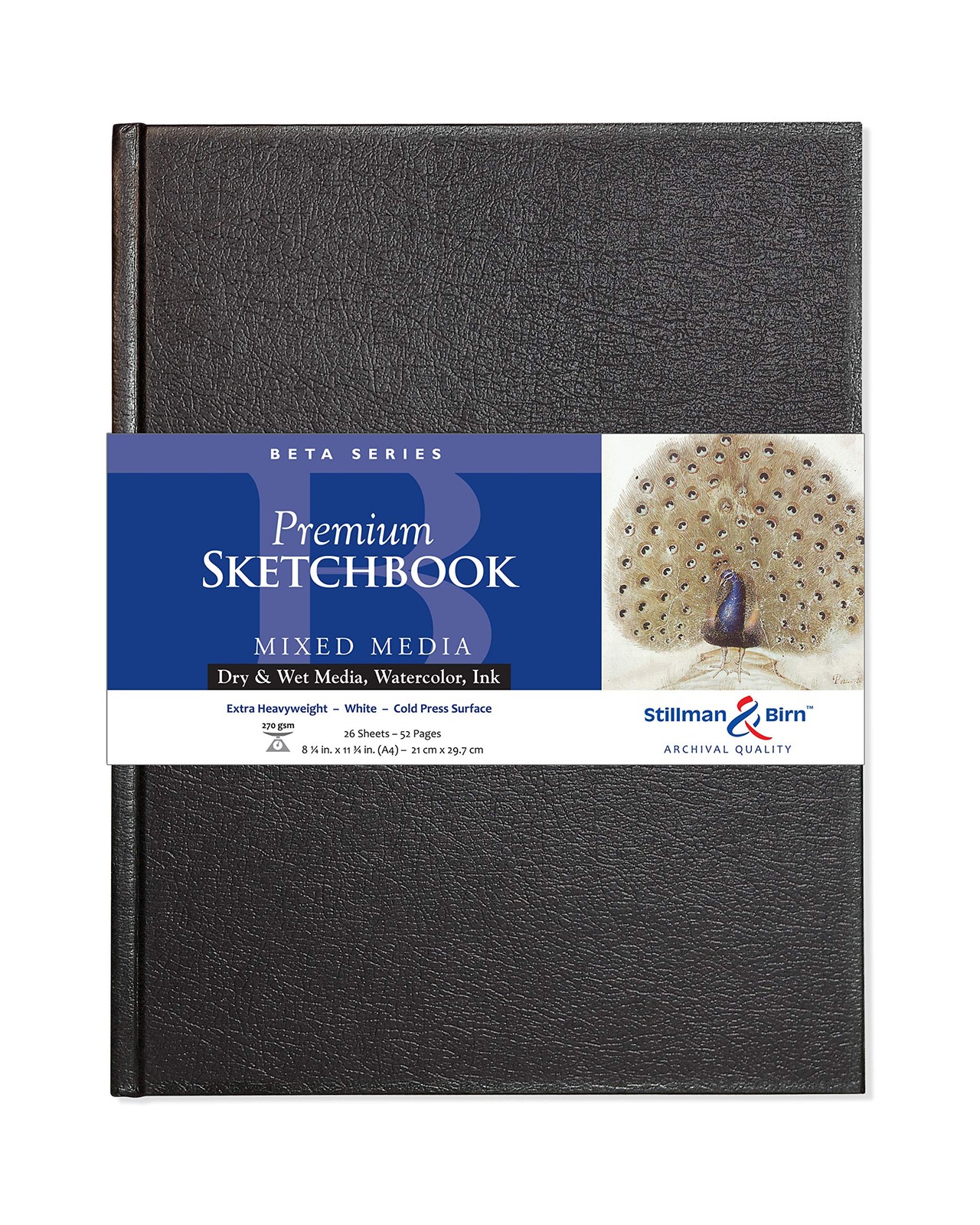 Stillman & Birn Beta Series – Hardbound Sketchbook – Portrait 8 x 11 A4 –