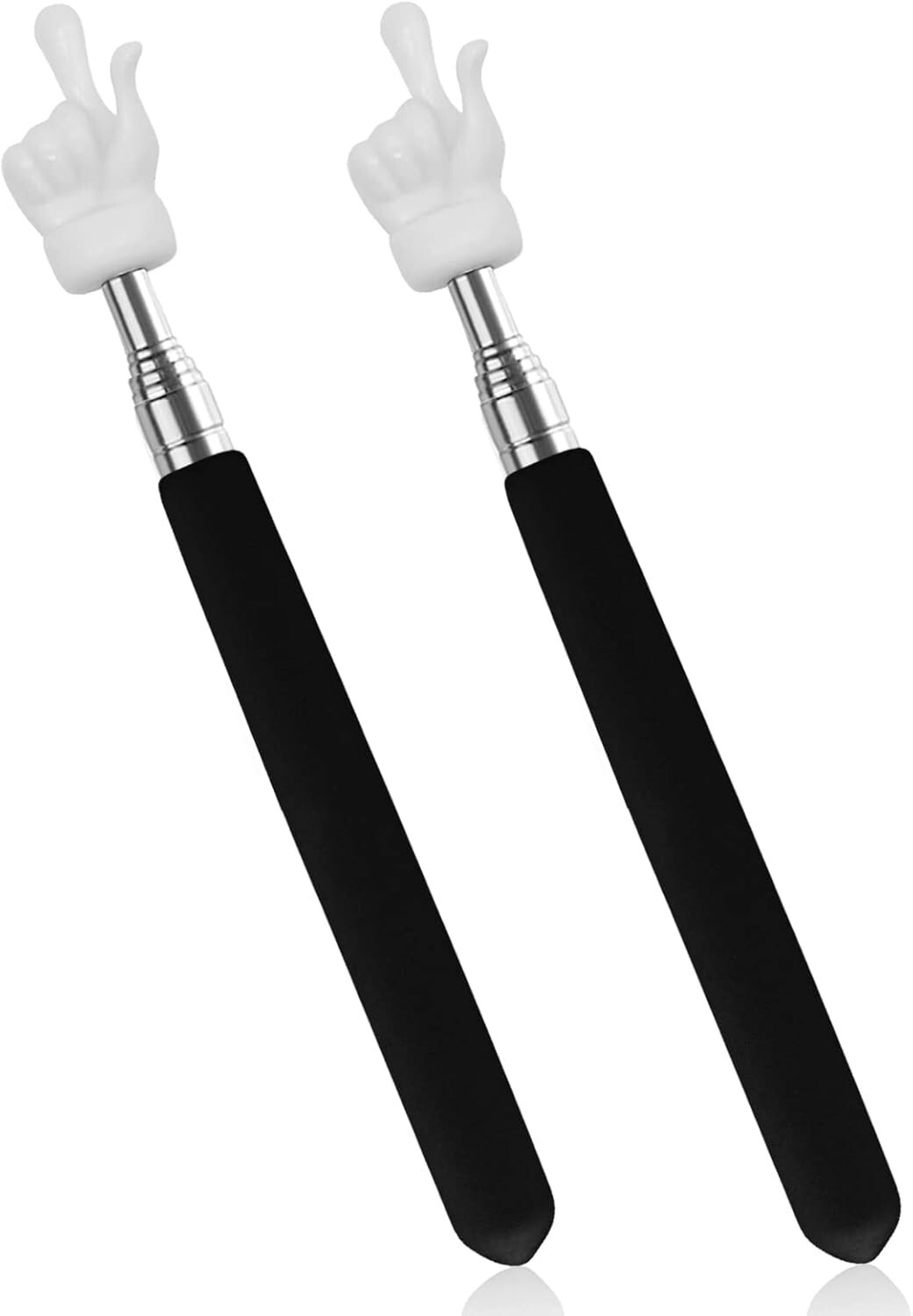 2Pcs Telescopic Teachers Pointer Extendable Hand Pointer Finger Pointer Stick…