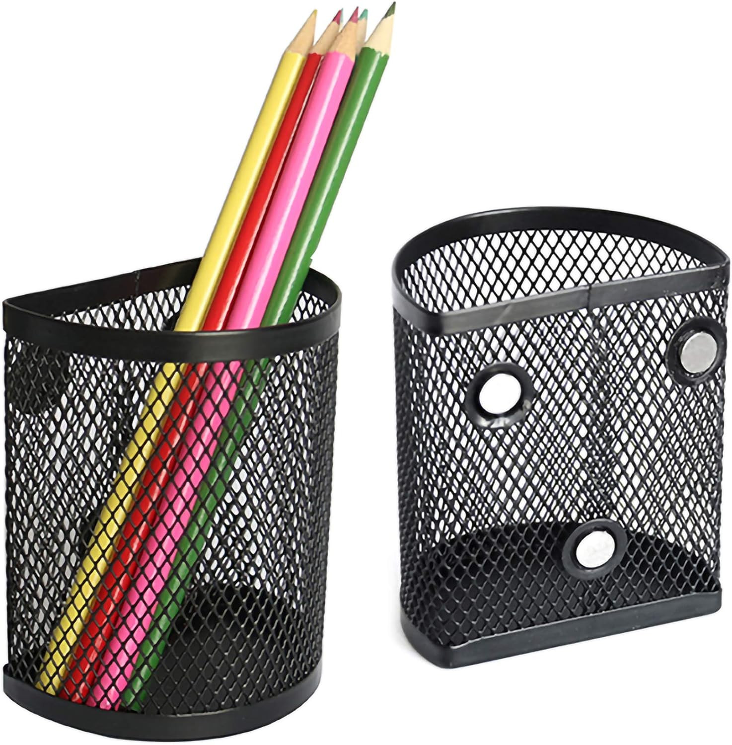 Magnetic Pencil Holder – Locker Accessories, 2 Pack Magnetic Pen Holder for Refr