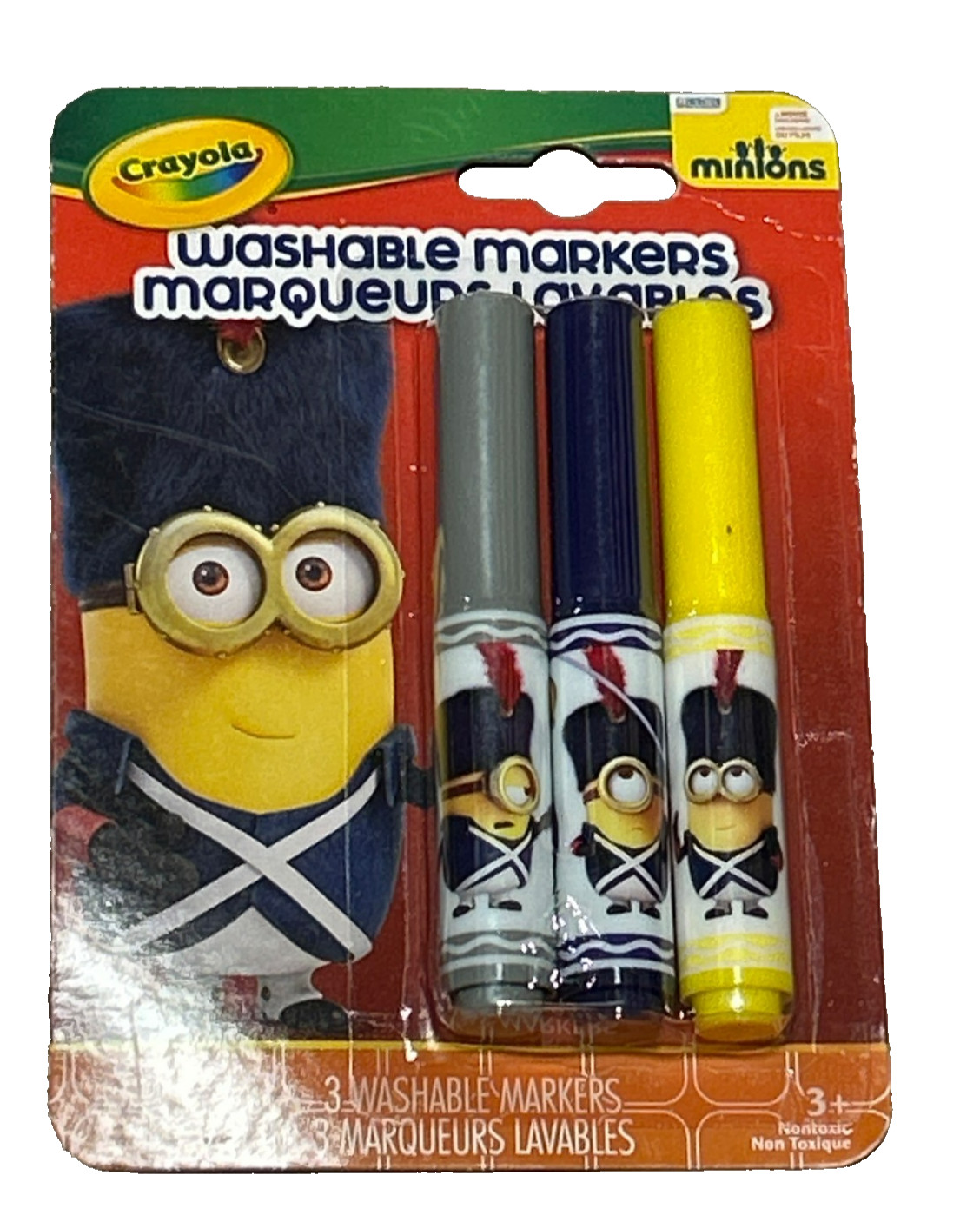 Crayola Minions 3 Washable Markers Set Non-Toxic Kids Art Coloring New