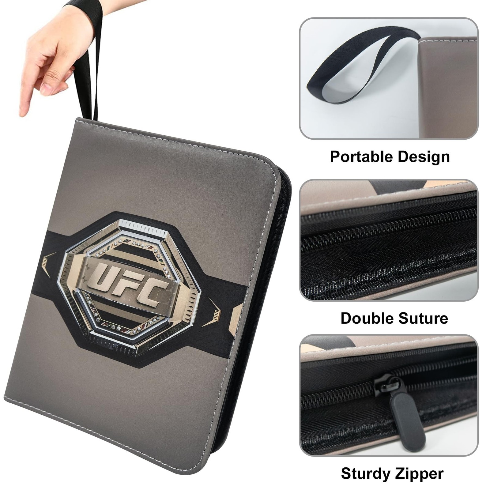 400 Pockets Card Binder for Cards,Portable Waterproof Storage Bag with Remova…