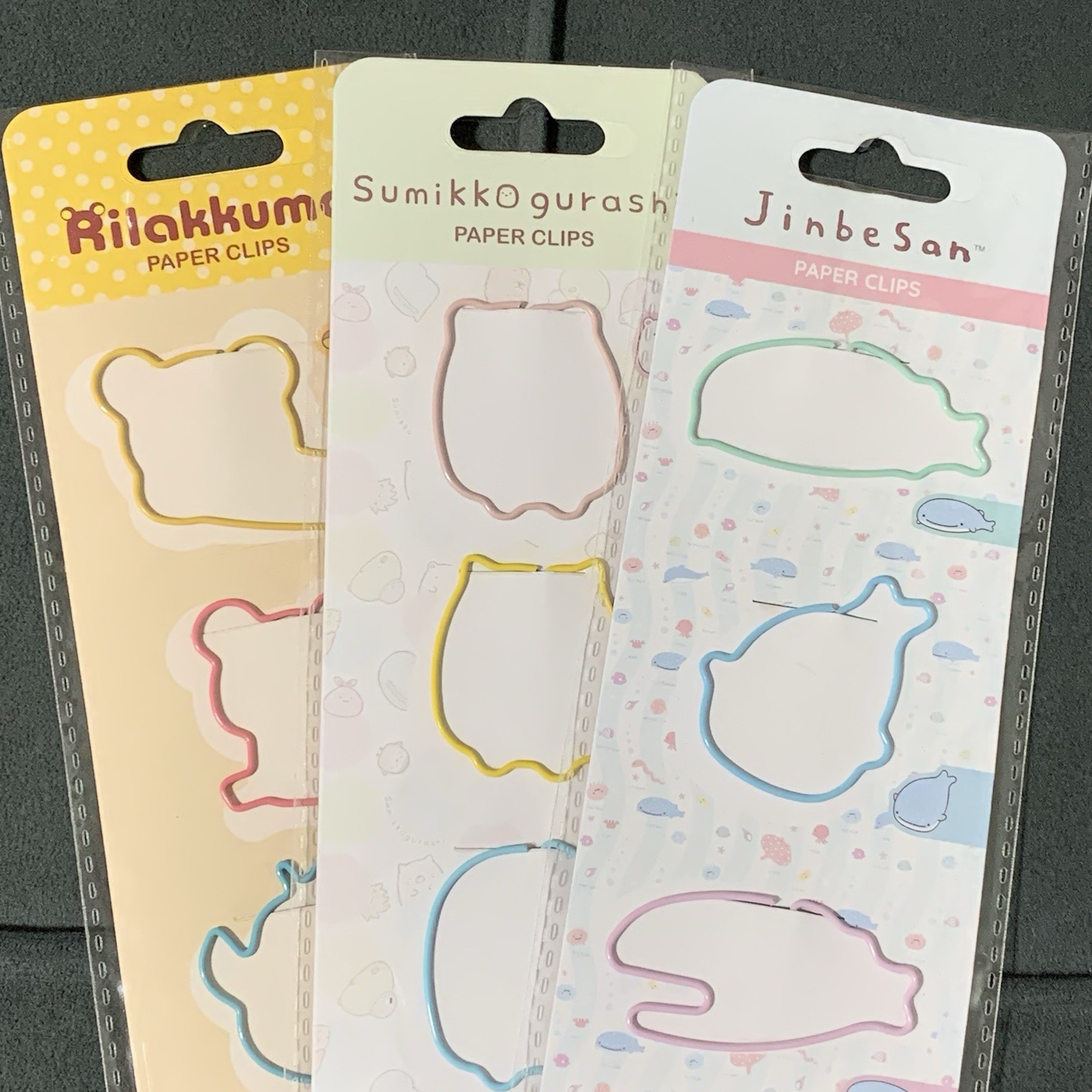 Kawaii San-X Character Shaped Paper Clips 4 PC FREE SHIPPING