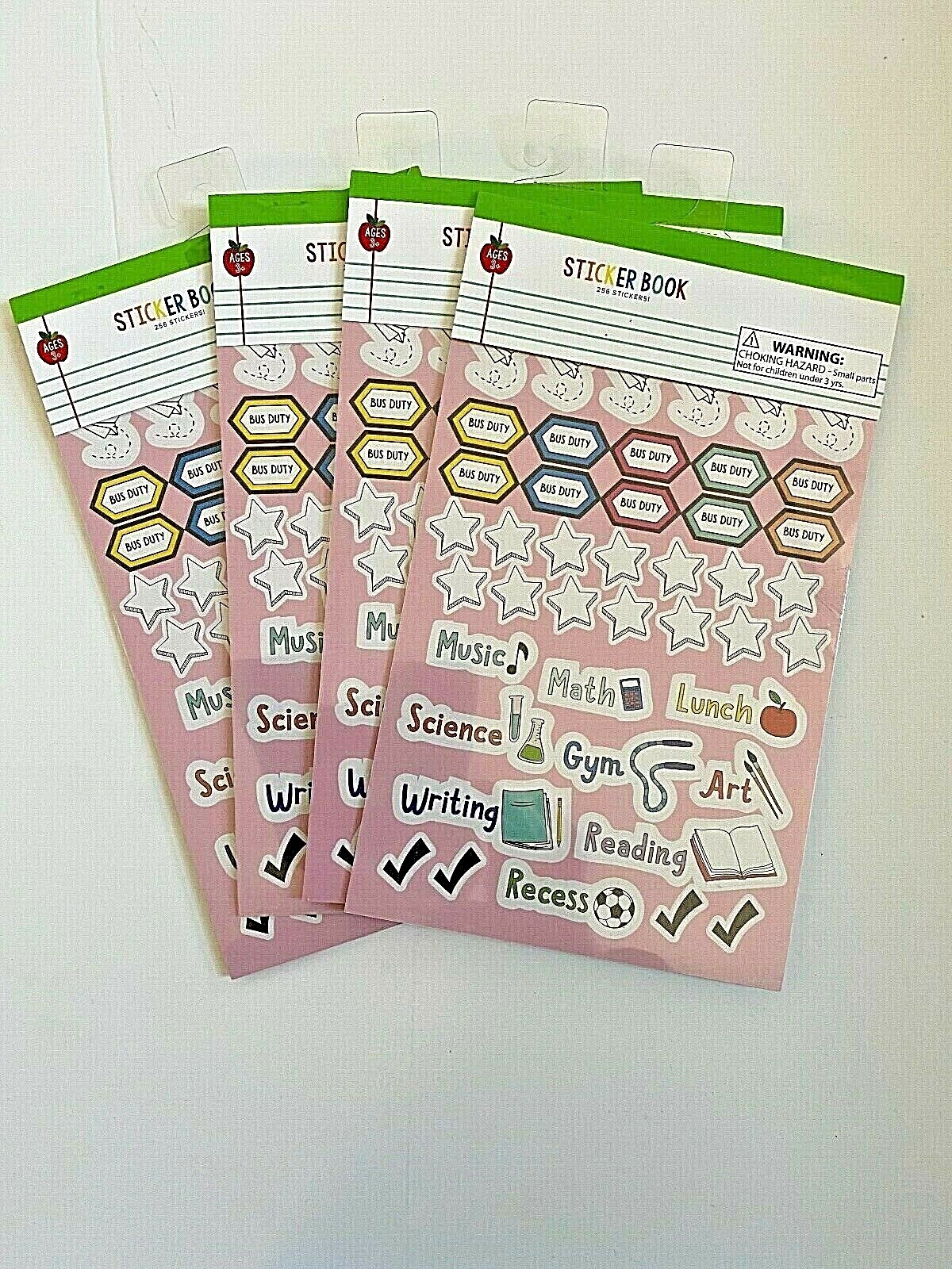 4 stickers books teacher planner stickers school supplies 1000+