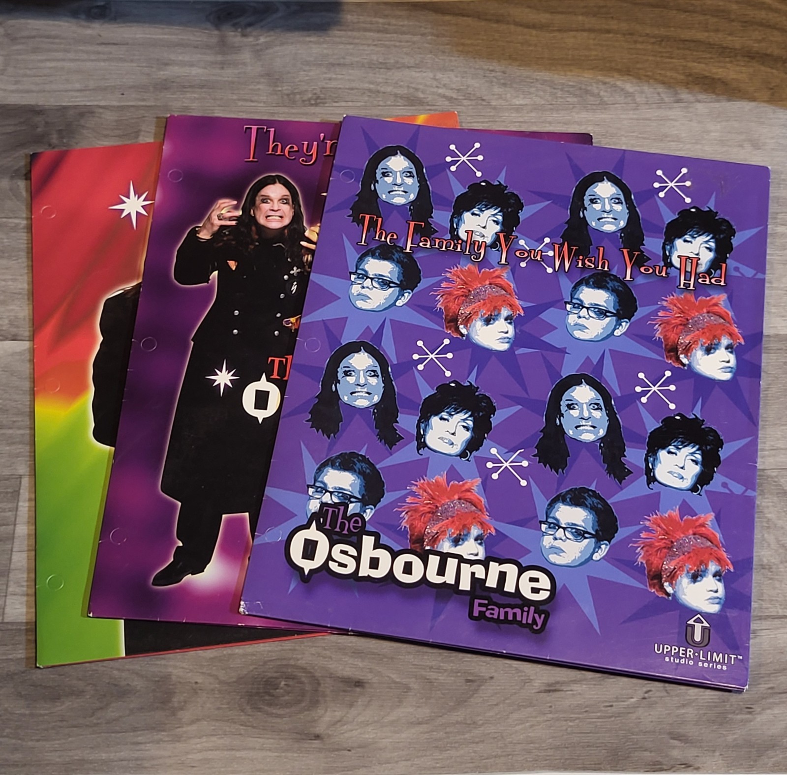 2002 Osbourne Family 2-Pocket Folder Lot For Trapper Keeper Binders Upper Limit