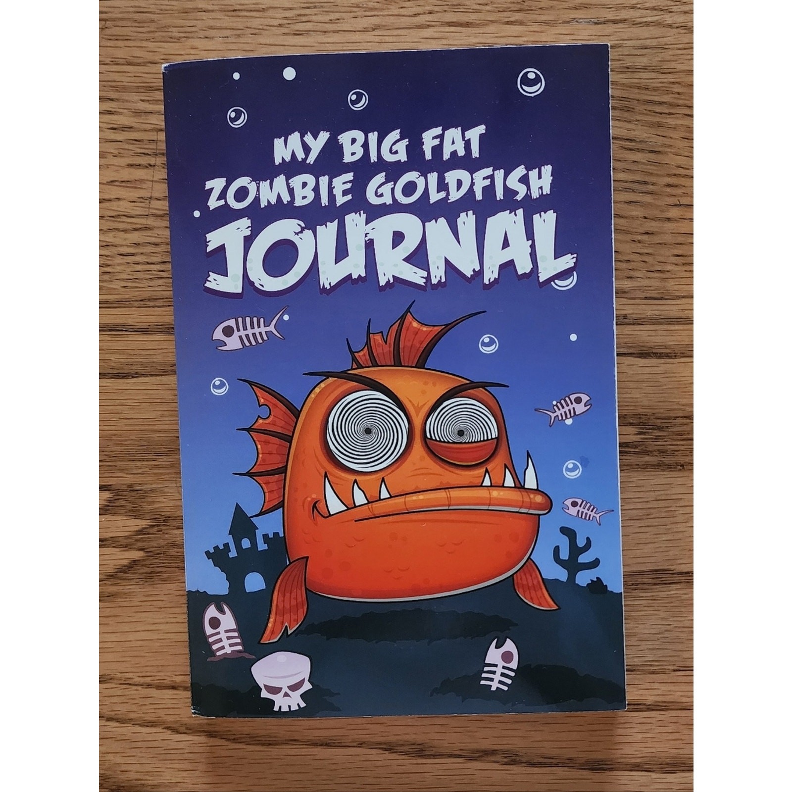 NWOT My Big Fat Zombie Goldfish Journal Paperback Lined 8×6 Notebook