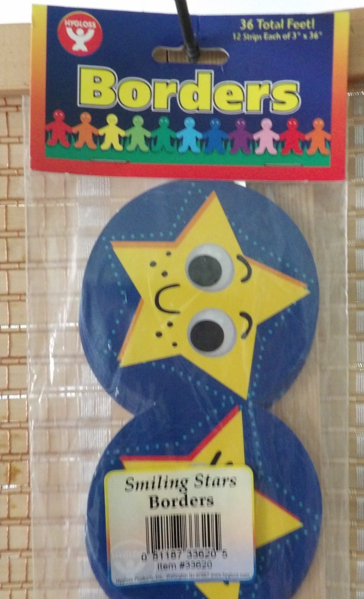 HYGLOSS PRODUCTS INC. 33620 Smiling Stars DIE CUT CLASSROOM BORDER