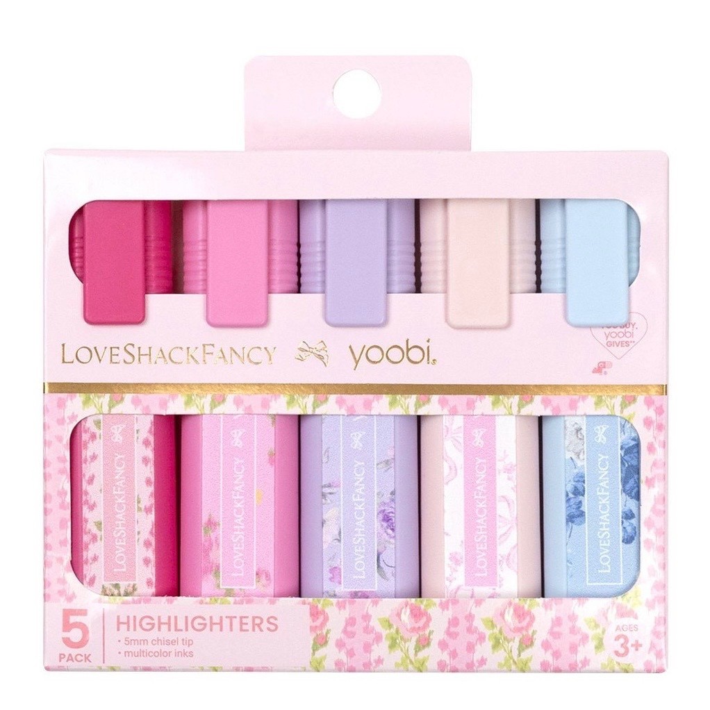 LoveShackFancy x Target School Supply Bundle Lot-notebooks, mirror, pencil case