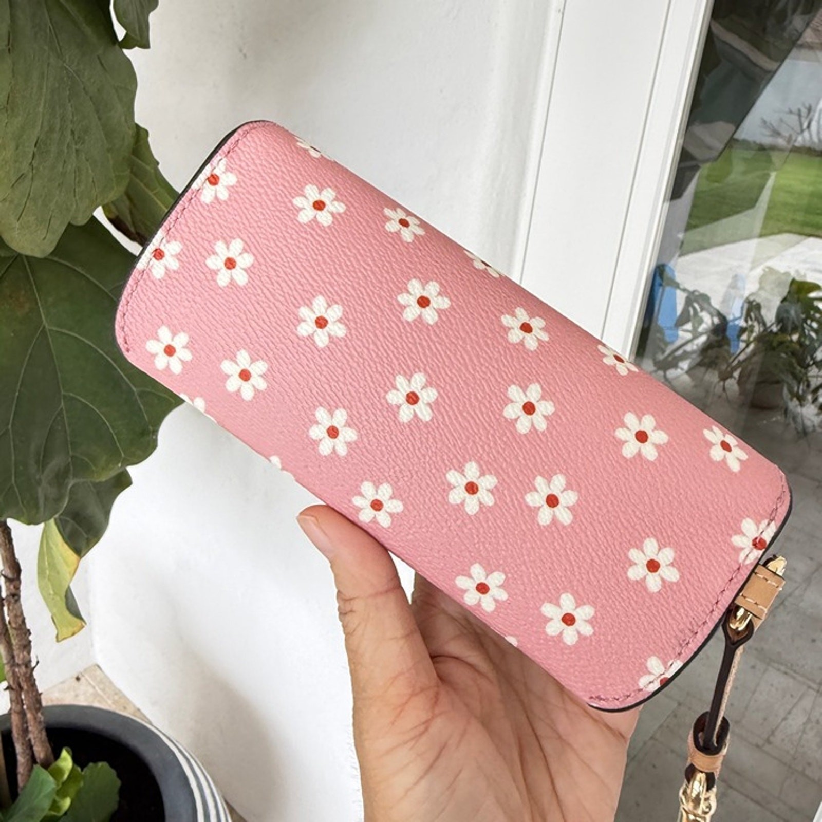 Bundle‼️Coach Notebook Floral Print CFA42 & Sunglass Case CFA48 Floral Print