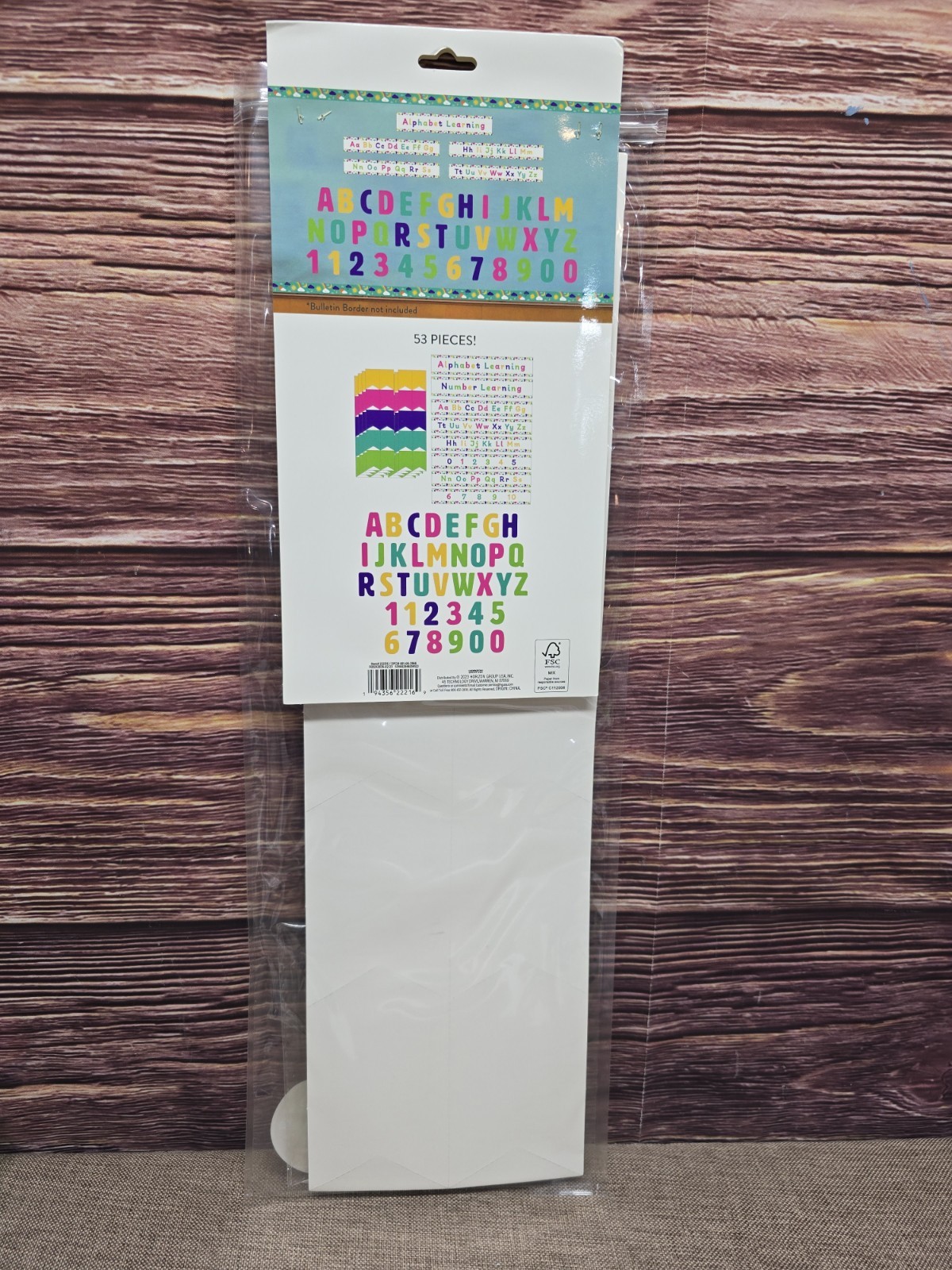 *New* Teachers Toolbox Alphabet And Numbers Classroom Decor 53 Pieces