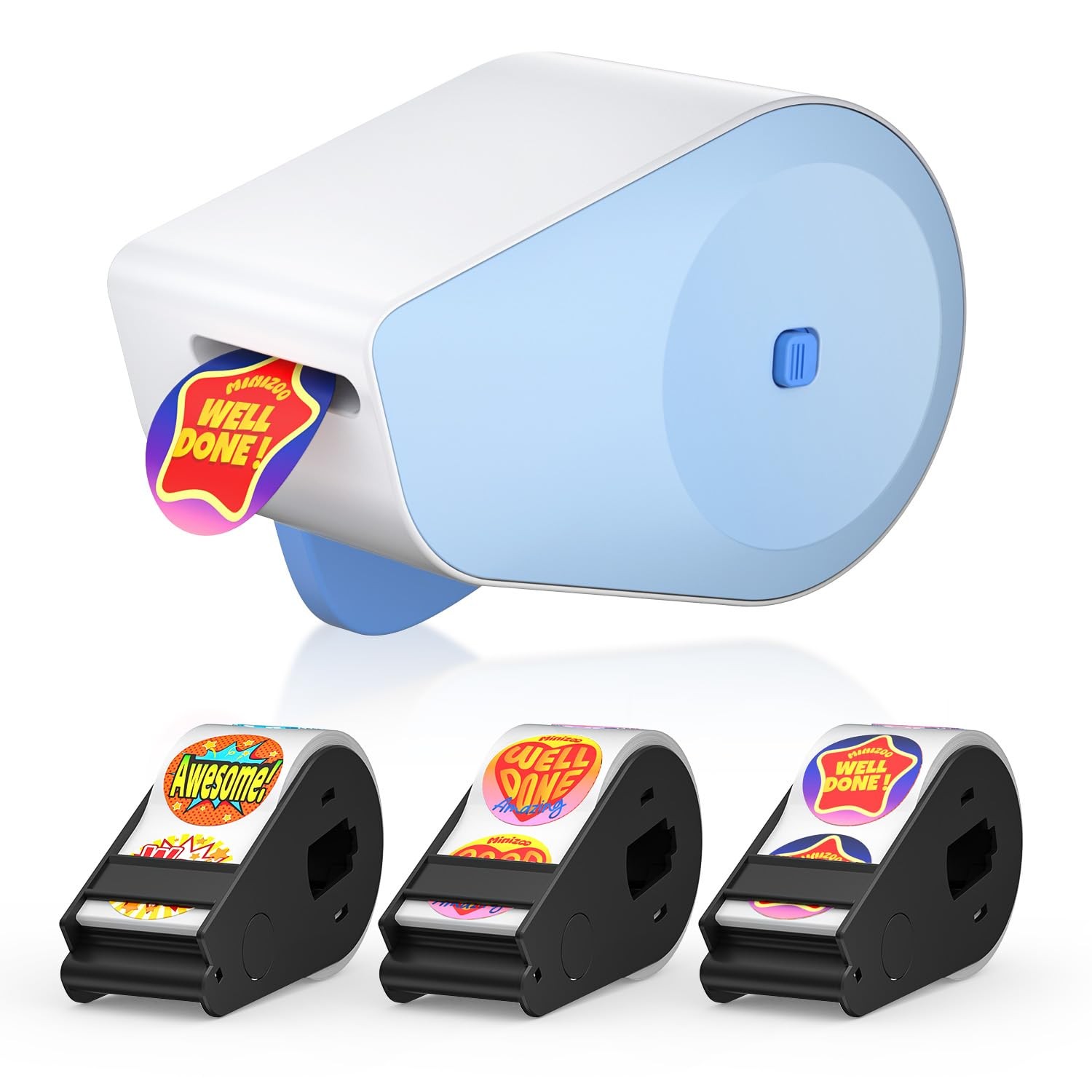 Manual Sticker Dispenser with 900 Pcs Gold Star,Heart and Incentive Stickers …