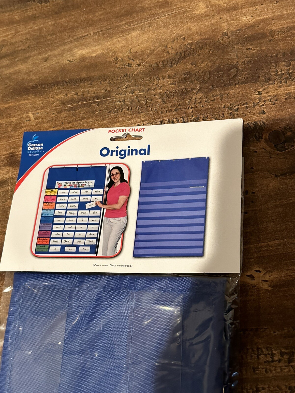 School Teacher Carson Dellosa Pocket Charts 10 Clear Pockets – Set Of 4 NEW