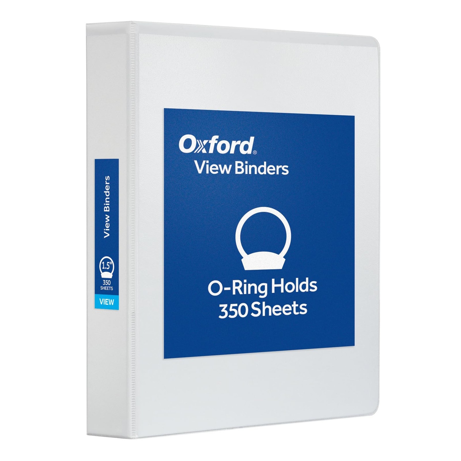 Oxford Ring Binders, 1.5″ Round Ring Binders, View Binder, Covers on 3 Sides,…