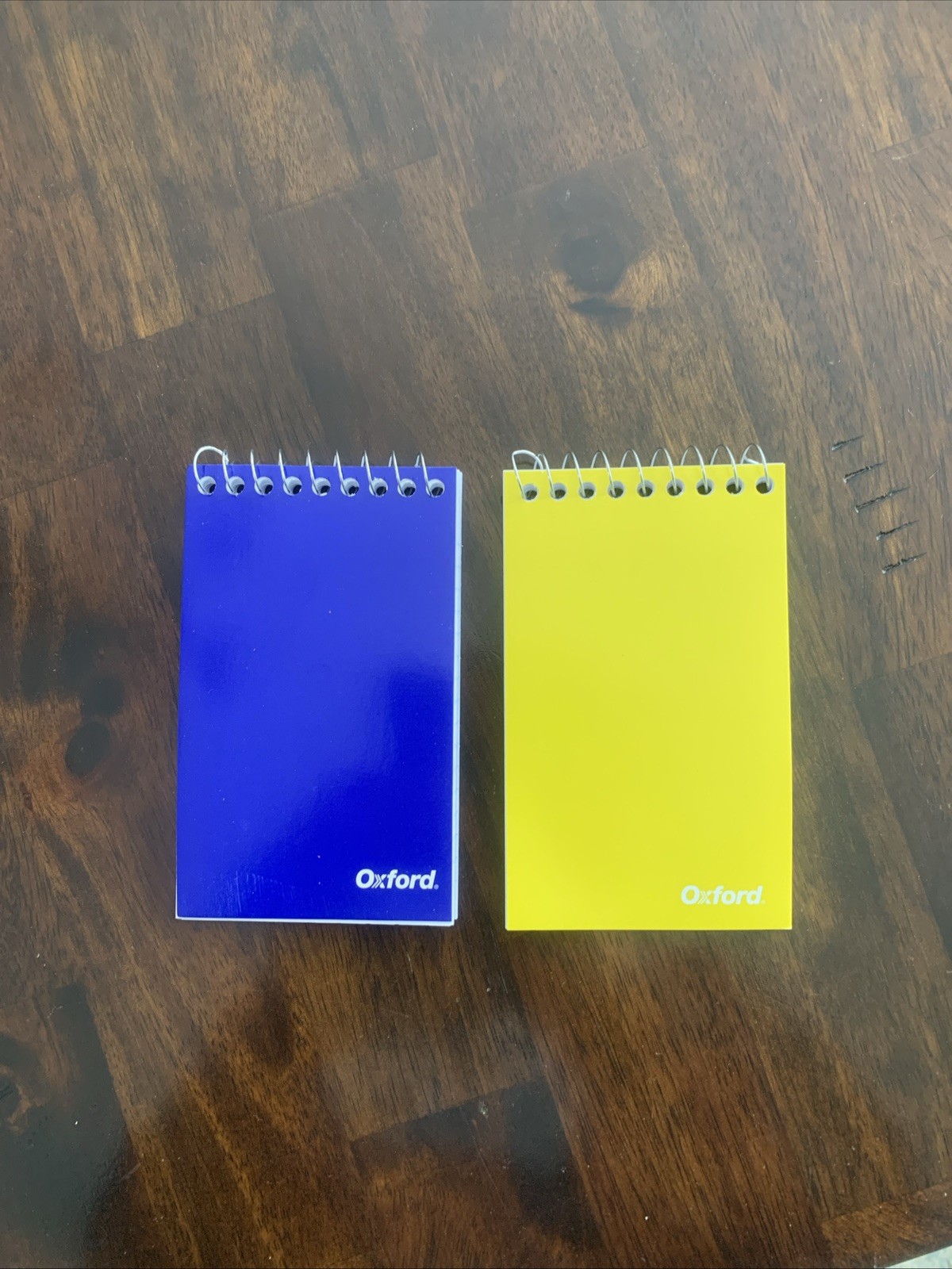 (2) Spiral Memo Pads, Top Wire Bound, 3 x 5 Inch Pocket Notepad, College Ruled