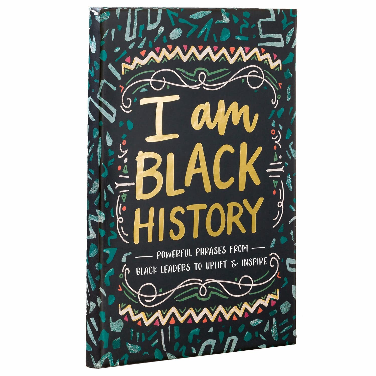 Eccolo Lined Journal Notebook, “I Am Black History” – Powerful Phras