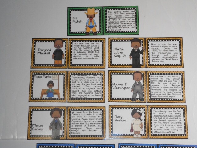 Educational Black History Comprehension Activity Set Grades 4-6 Laminated New!