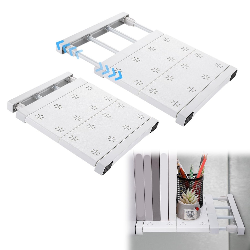 2 Pcs School Locker Shelf Organizer – Adjustable Locker Divider Mate Easy1595