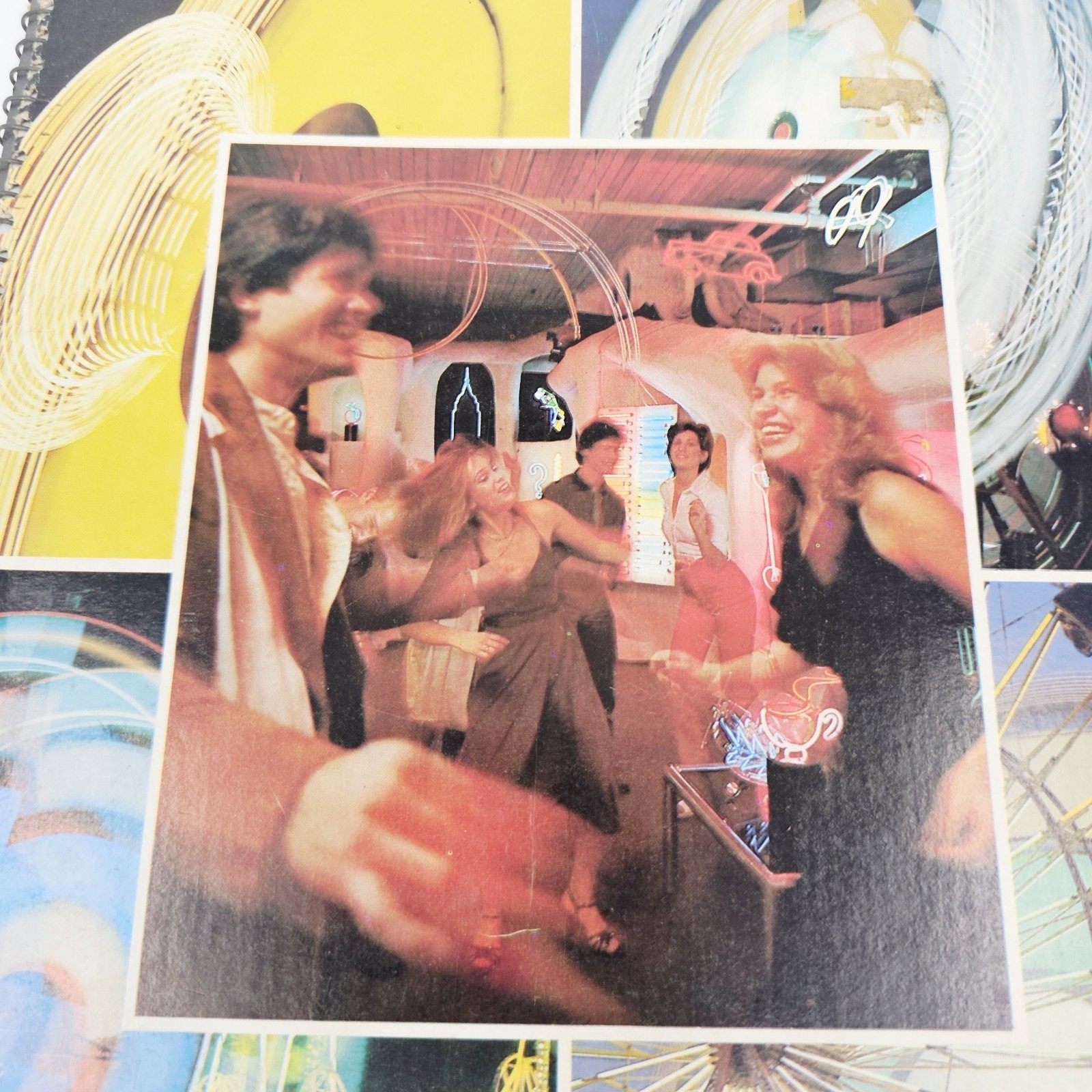 Vintage 1970’s Rock & Rollin’ Spiral Ferris Wheel Theme Notebook By Norcom