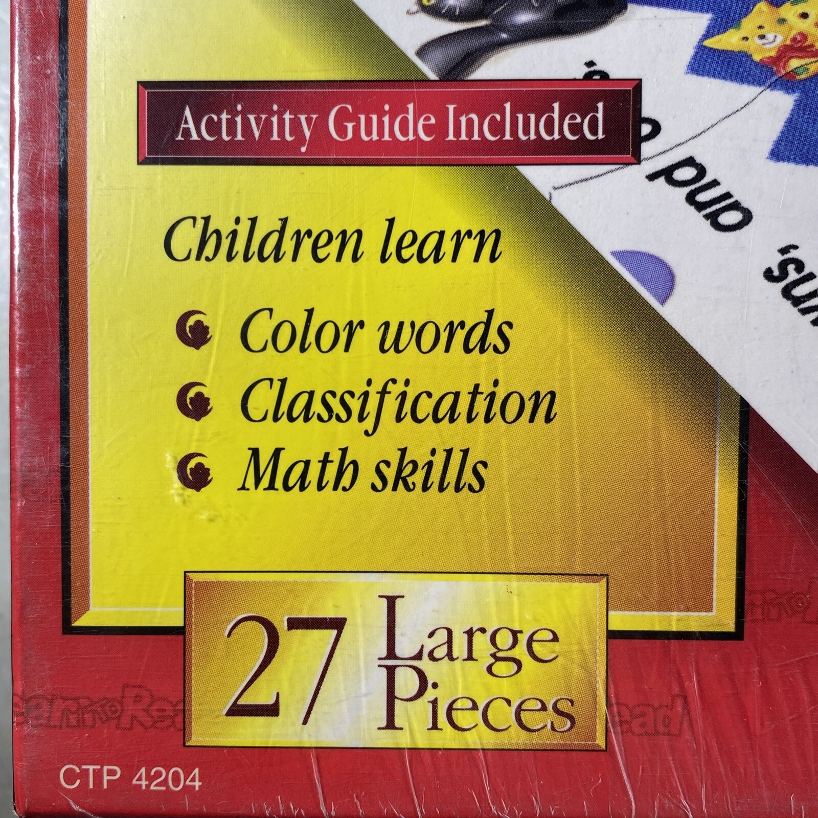 Creative Teaching Press | Learn To Read | 27 pc Floor Puzzle | Buttons Buttons