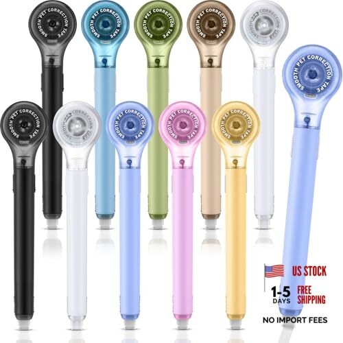 Pack 10 yellow, dark blue, pink, white, green, black, brown and light blue