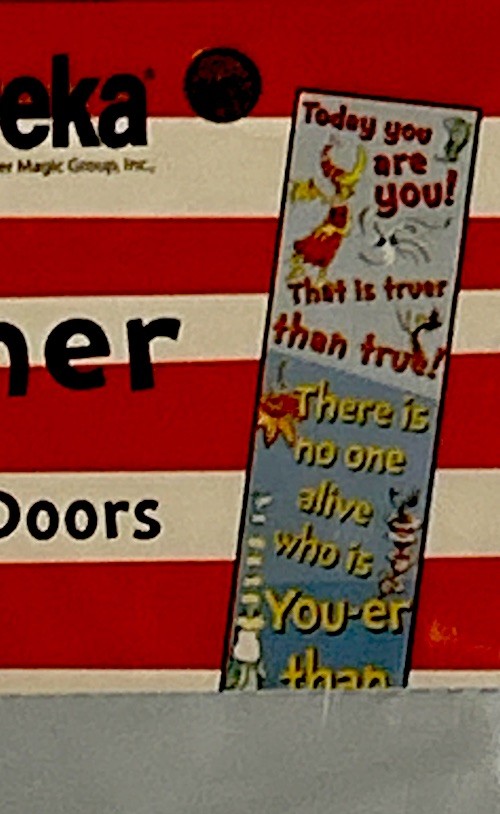 Eureka Dr Seuss 4 Foot Vertical Banner Teaching Classroom Decorative Banner NEW