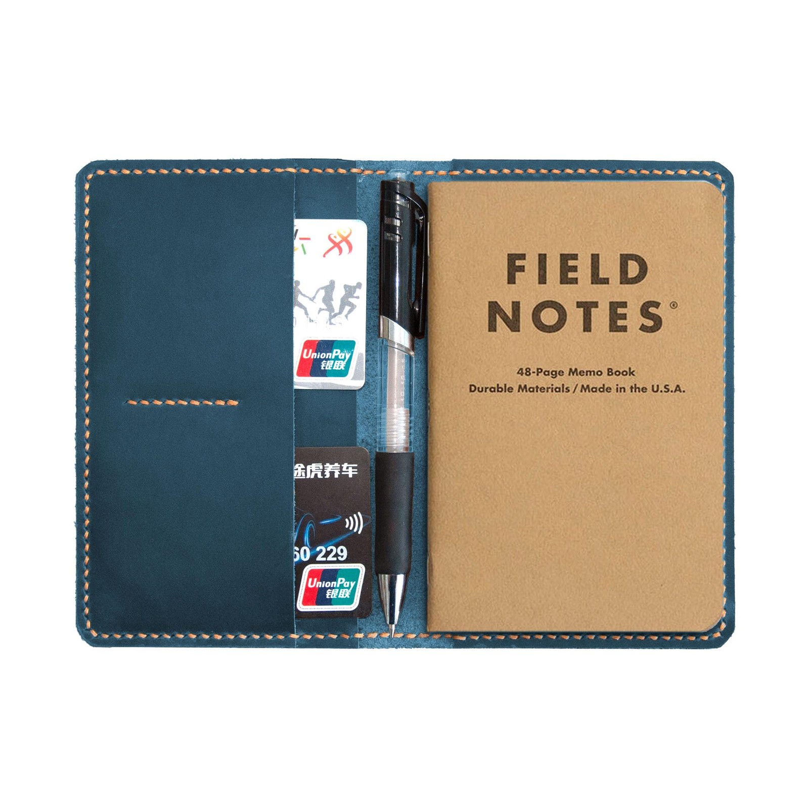 Handmade Leather Cover For 3.5″X5.5″ Notebooks,Leather Journal Cover for Fiel…