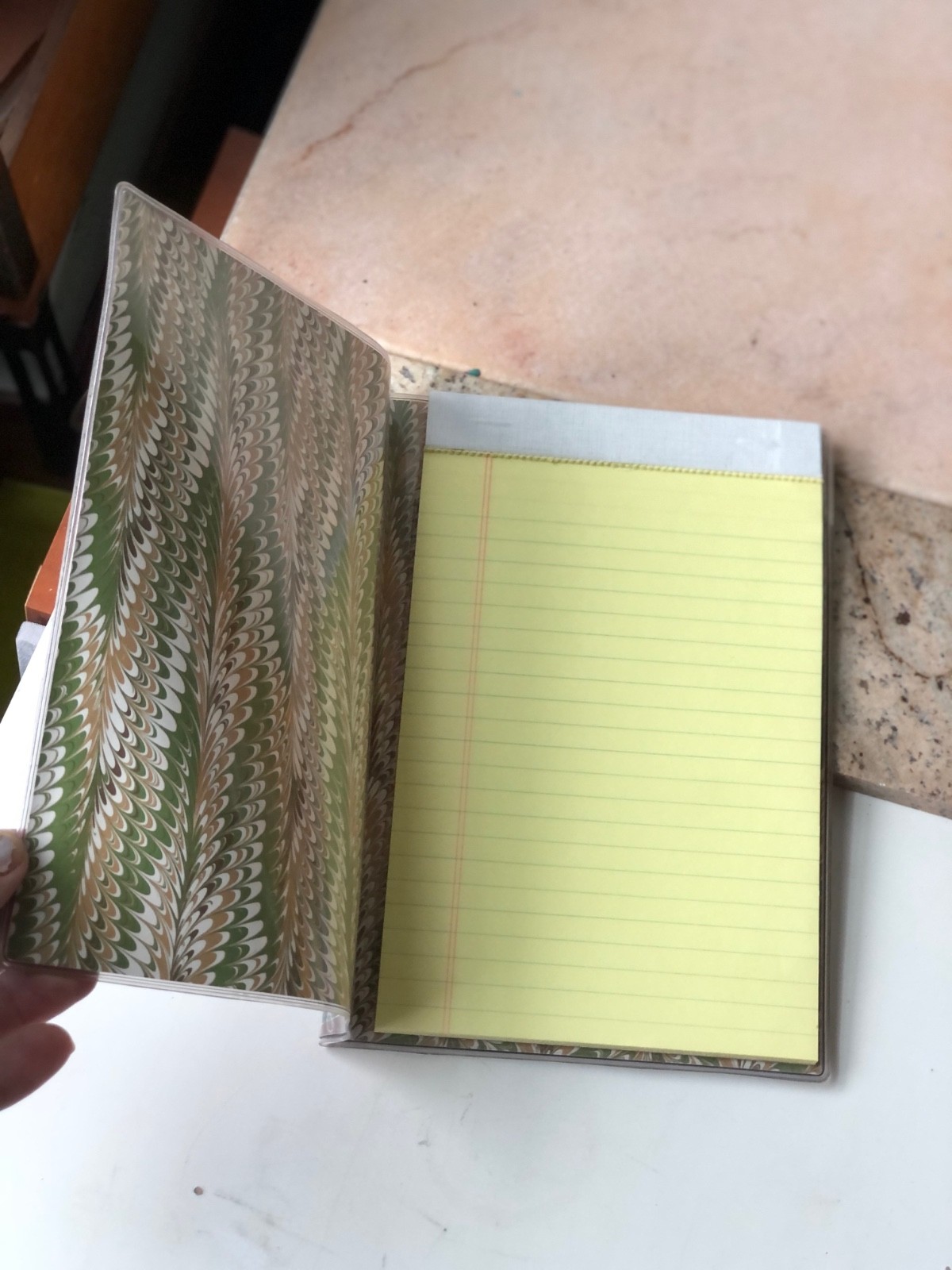 Vintage Art Vinyl Stationary Notebook Cover – Writing/Journal Cover w/ Lion