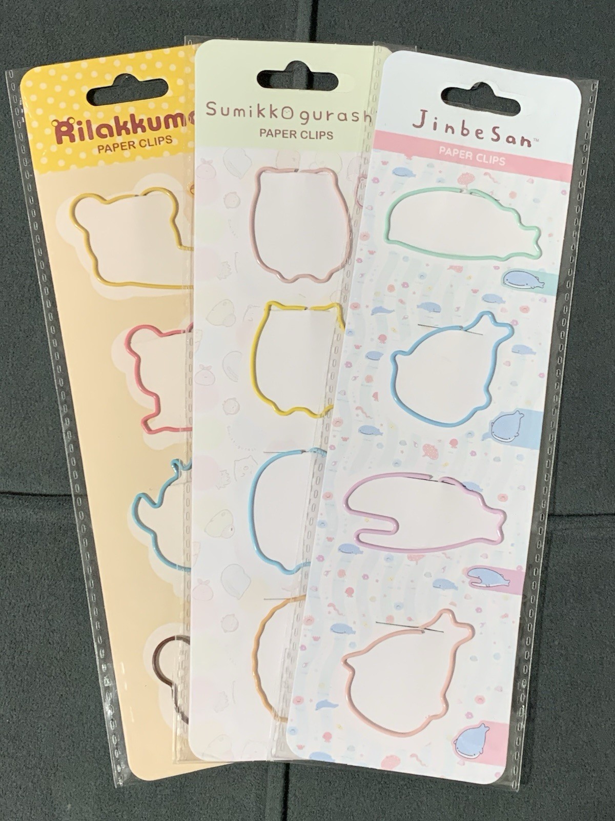 Kawaii San-X Character Shaped Paper Clips 4 PC FREE SHIPPING