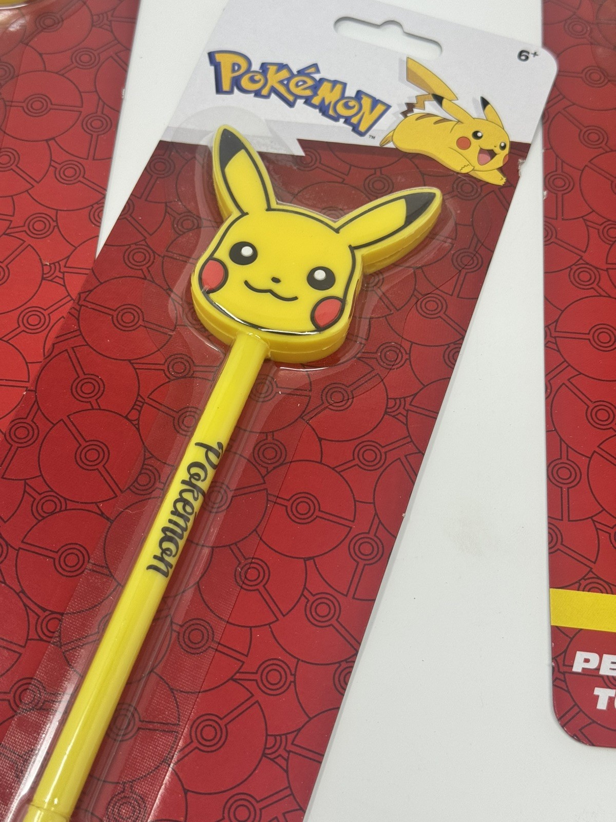 Lot of 4 – New Pokemon Pikachu Pen With Topper