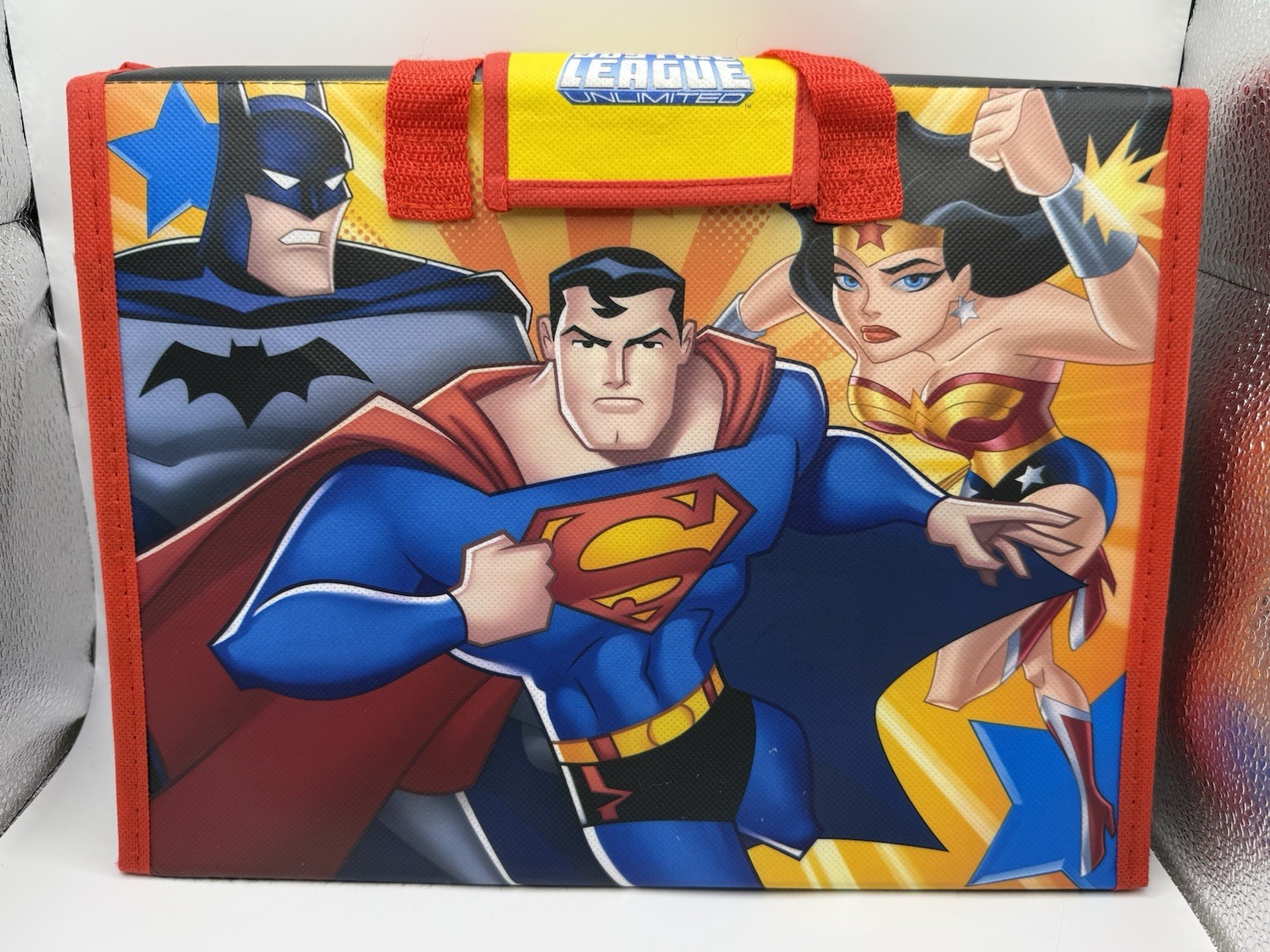 DC Justice League Trifold Storage Case Bendon 2018 Kids Organizer Folder