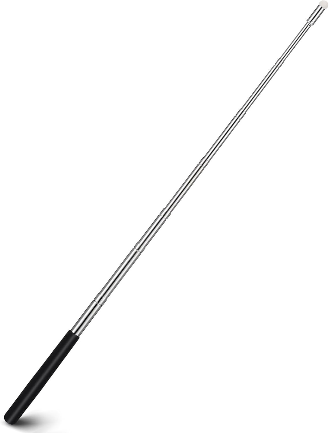 BESPORTBLE Teacher Pointer Stick for Classroom : 39″ Extendable Telescopic Retra