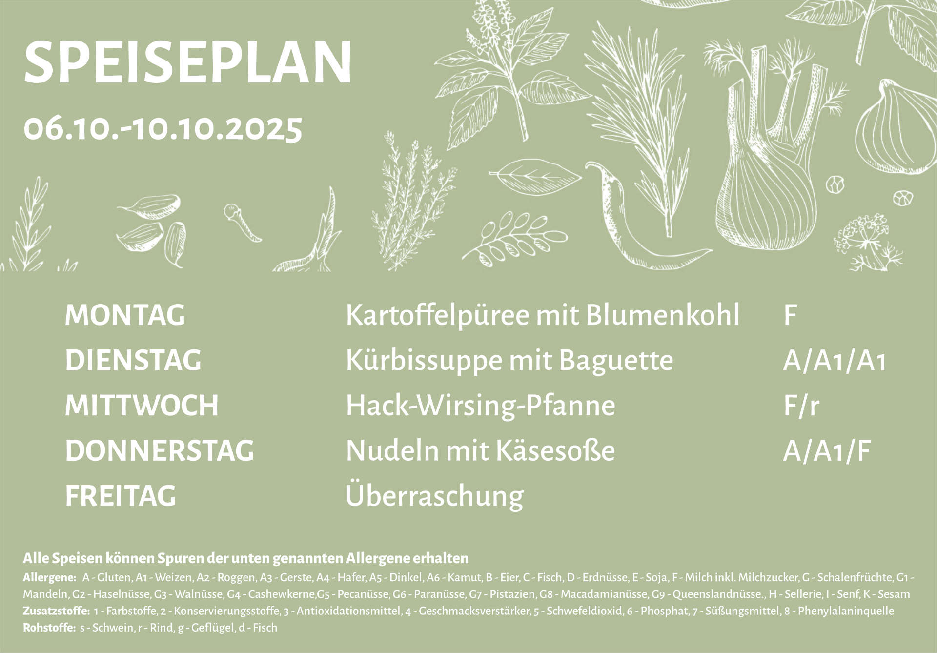 Speiseplan