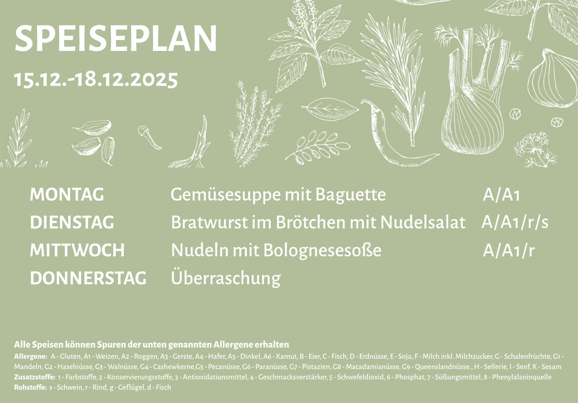 Speiseplan