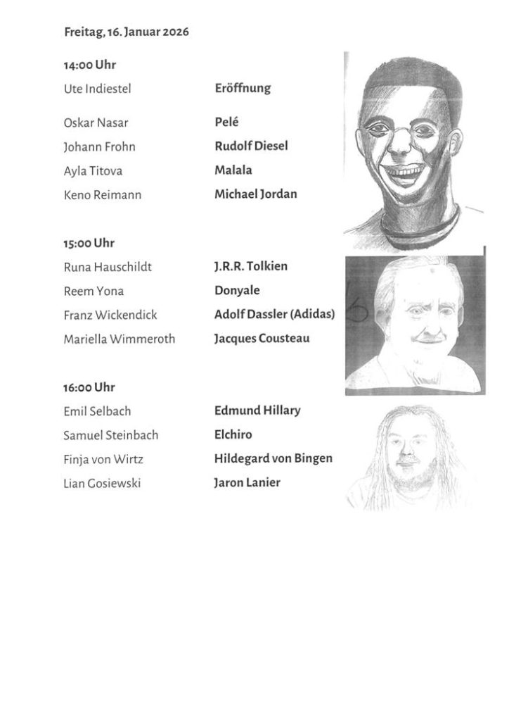 Programm Biografiearbeiten Freitag